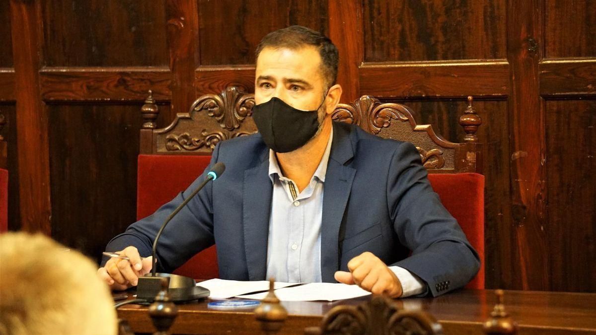 Imagen de archivo de Francisco Montes de Oca, portavoz de Coalición Canaria en el Ayuntamiento de Los Llanos de Aridane.