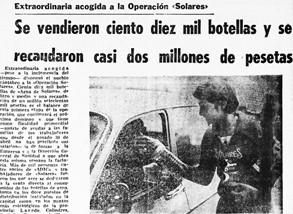 Noticia publicada el 13 de junio de 1977 en el periódico La Hoja del Lunes.