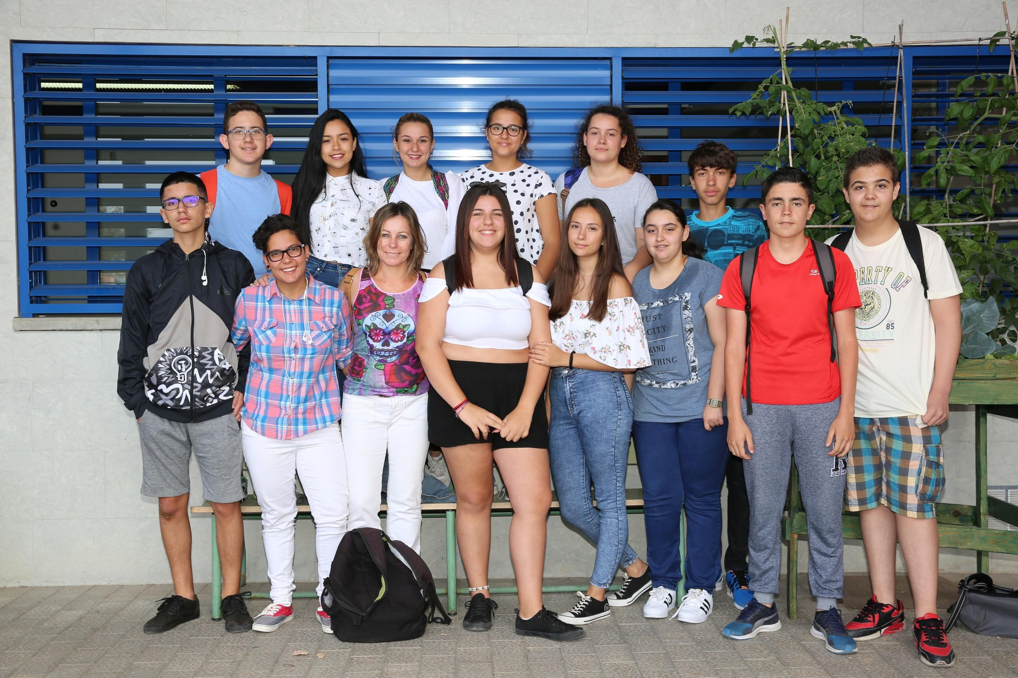 Alumnos del IES Las Huesas