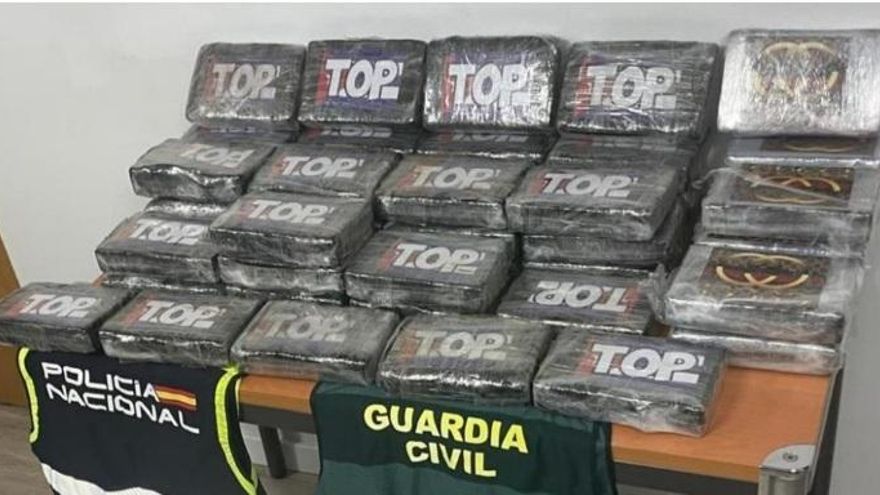Cocaína intervenida en la operación 'Buciero-Anchoa'