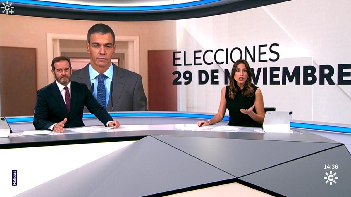 Álvaro Moreno de la Santa y Carmen Millán en Canal Sur Noticias 1