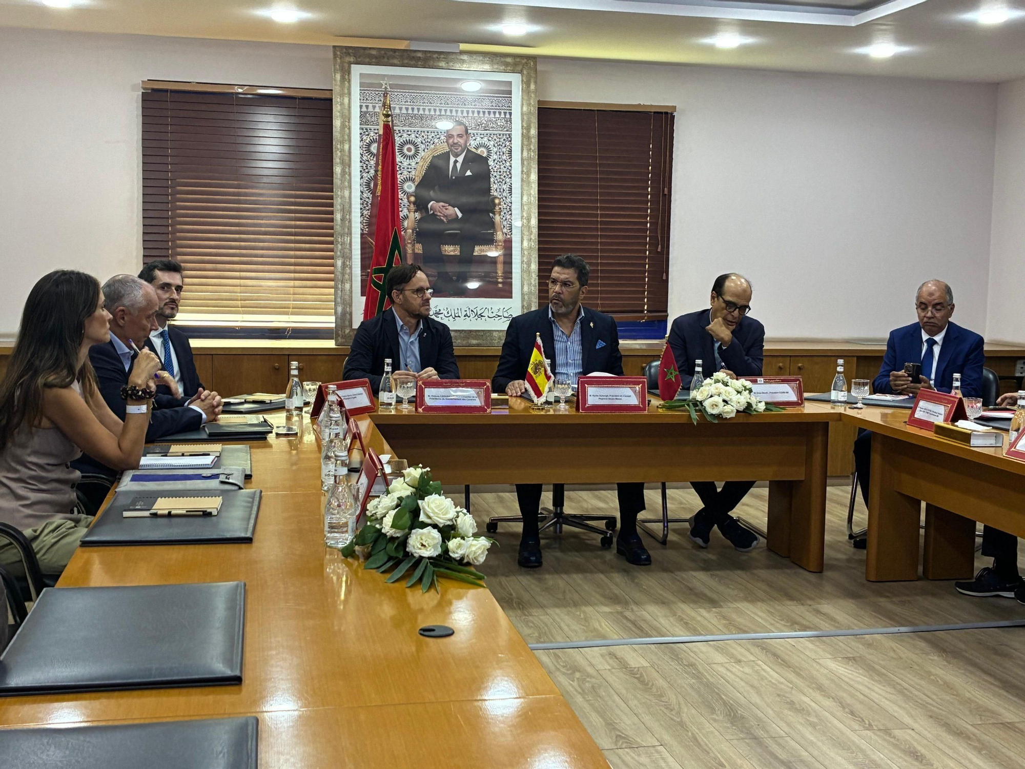Visita institucional realizada esta semana por el viceconsejero de la Presidencia del Gobierno de Canarias, Octavio Caraballo, y el director general de Relaciones con África, Luis Padilla, a la Región de Souss Massa (Marruecos).