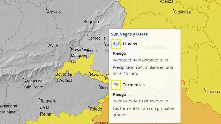Comienza la temporada de tormentas en Madrid