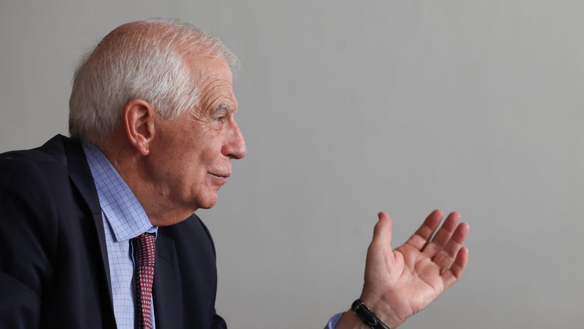 Josep Borrell, durante su entrevista con elDiario.es.