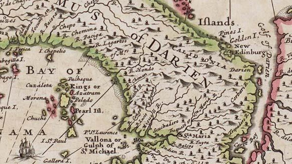 La ubicación en Darién ofrecía una conexión privilegiada entre océanos y mercados