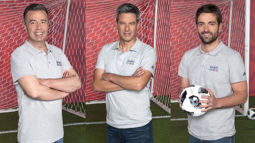 José Antonio Luque, Nico Abad y Ricardo Reyes