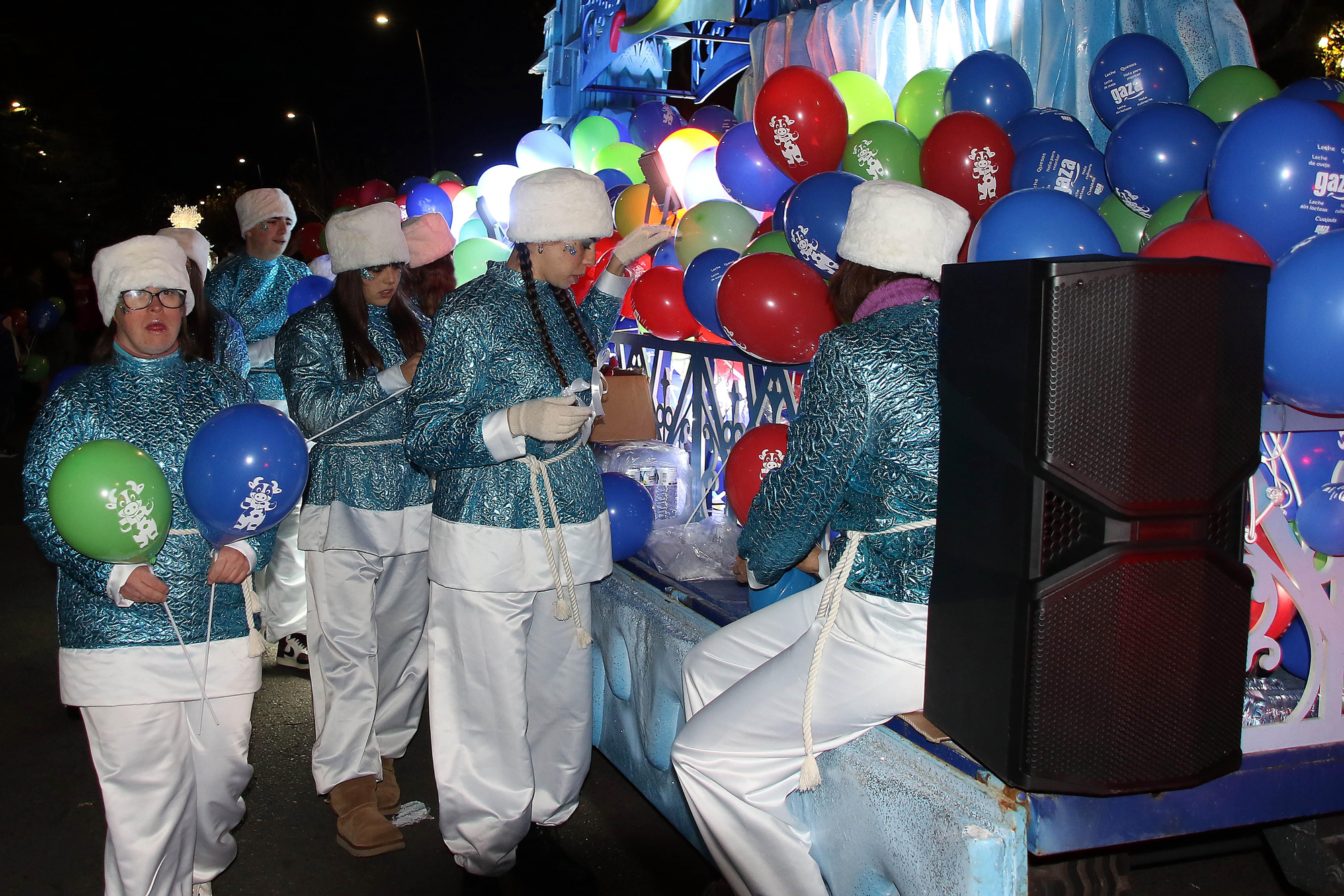 El brillo nocturno de la Cabalgaza en León