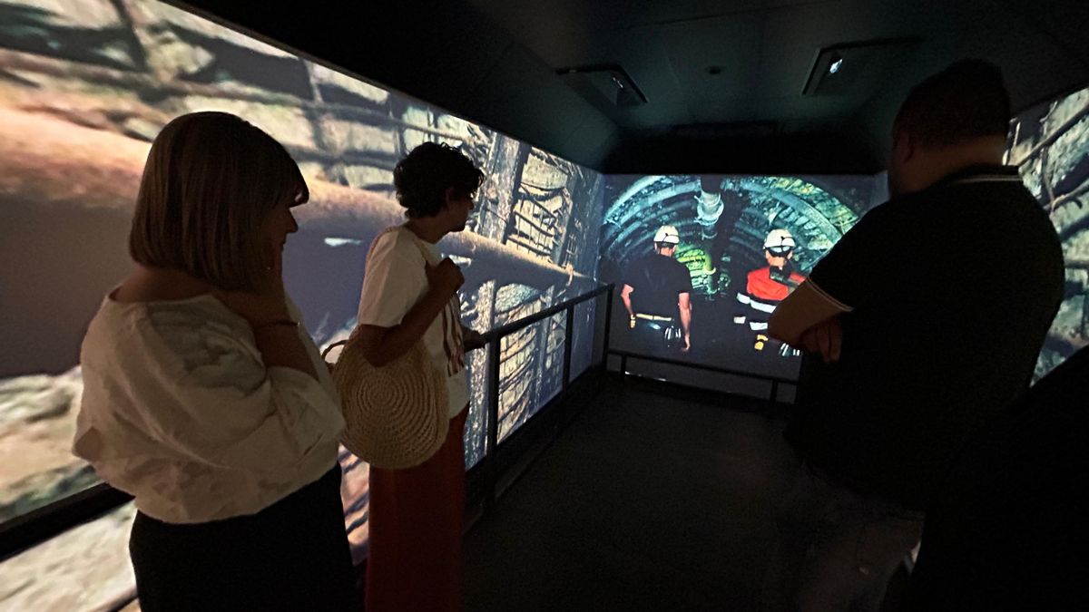 El Pozu Santa Bárbara estrena sala inmersiva para abordar la historia minera de Asturias