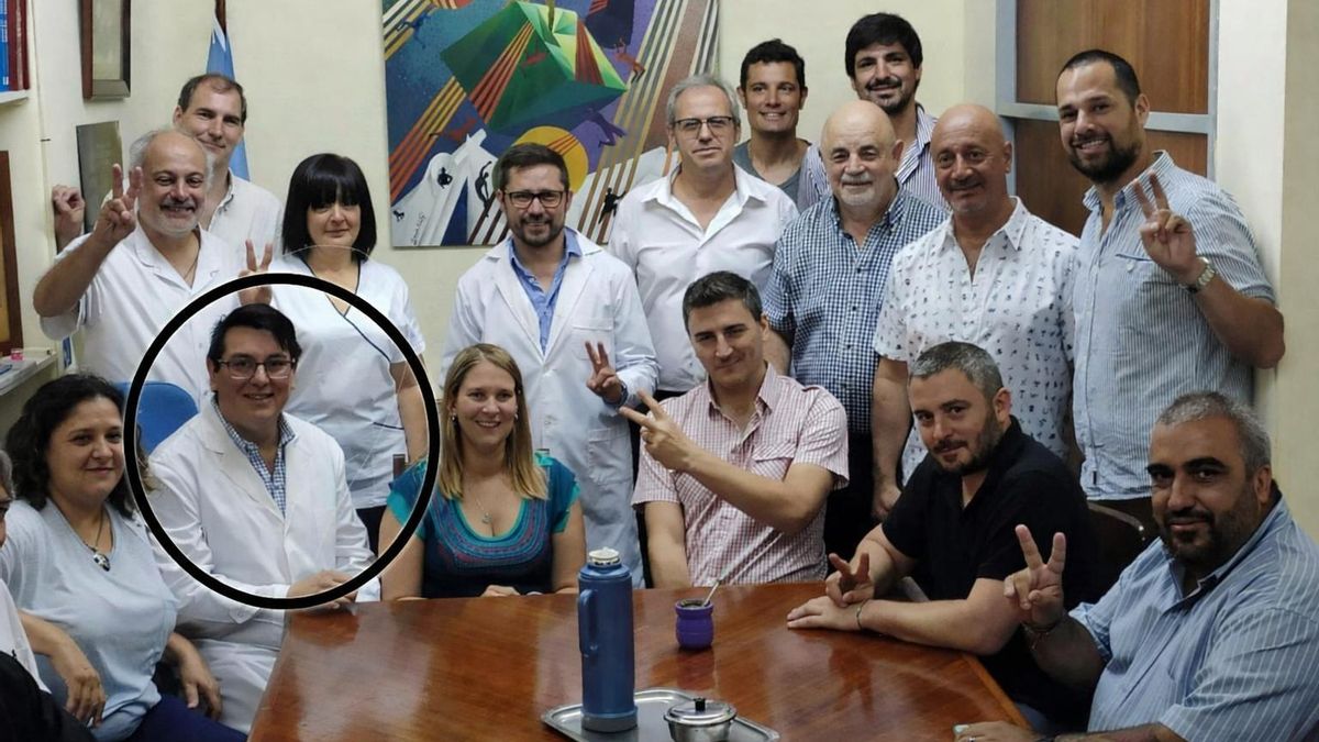 Christian Varela, el flamante director del Hospital del Bicentenario de Ituzaingó, en tiempos en los que estaba al frente del Hospital Vicente López de General Rodríguez.