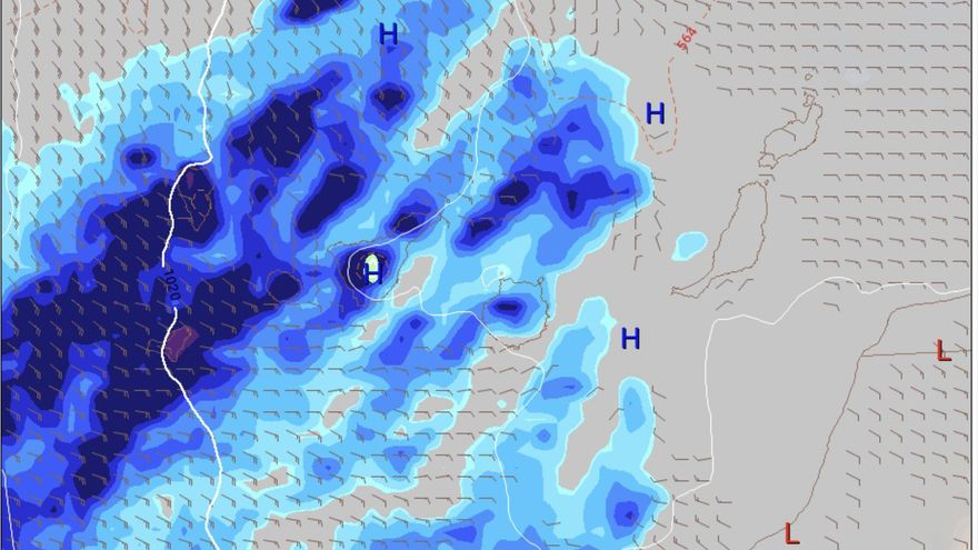 Domingo de lluvias, fuertes vientos y hasta calima: esta es la previsión para Canarias