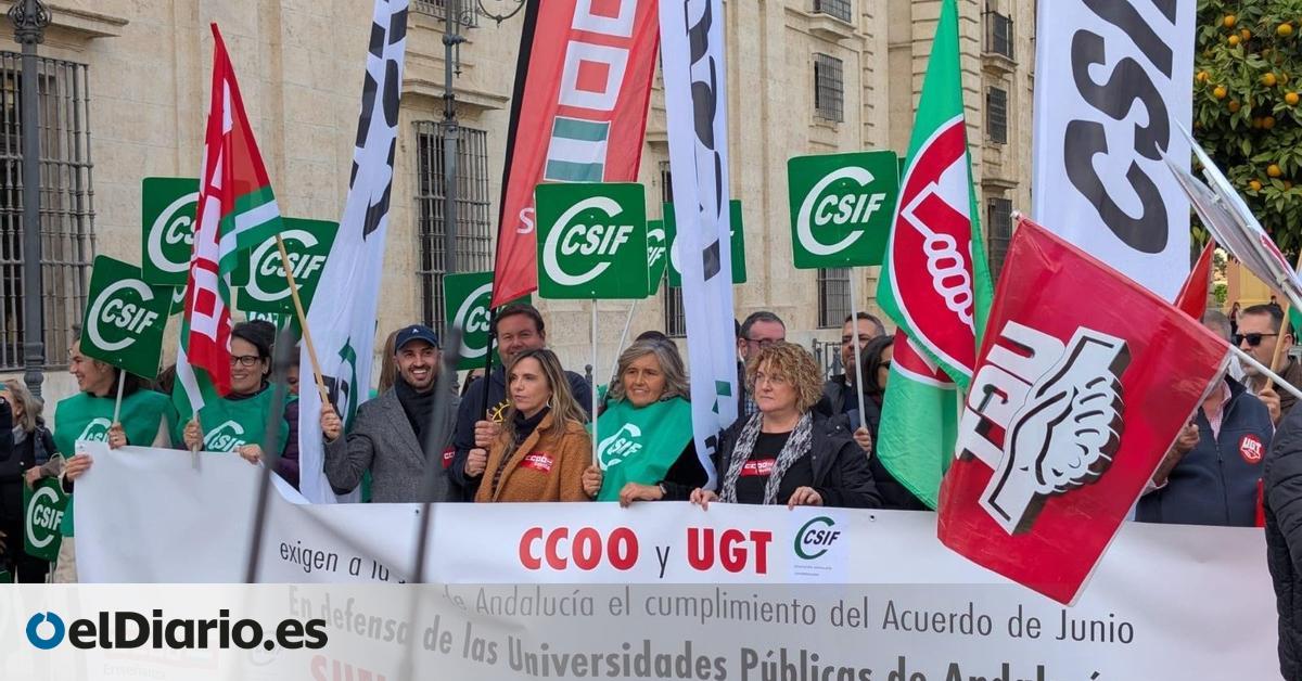 El curso universitario andaluz arranca con protestas por la “falta de financiación” y el avance de las privadas