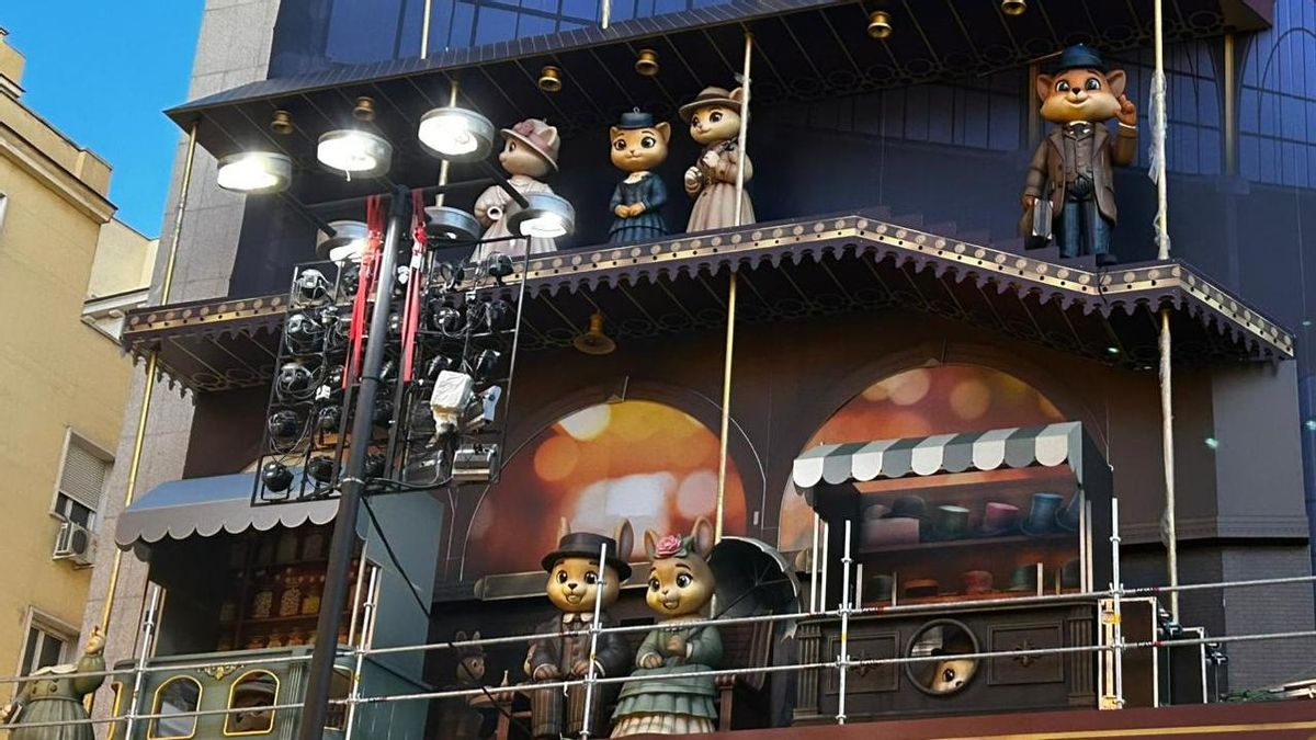 'Cortylandia Express', el montaje del espectáculo navideño de Madrid este año