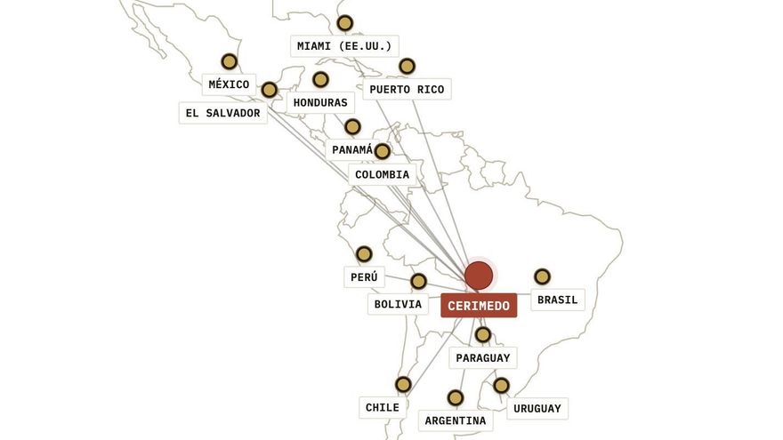 Mapa interactivo: cómo la mancha de Cerimedo se expandió por toda América