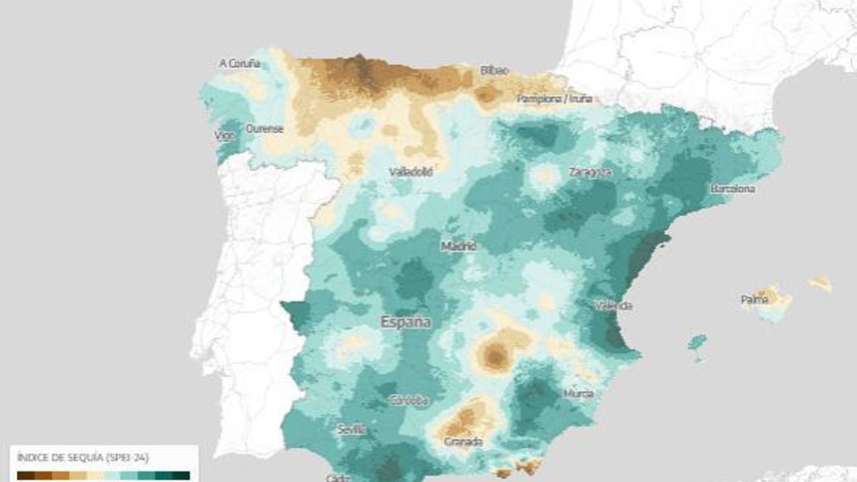 Mapas y claves para entender qué está pasando con la sequía en Cantabria