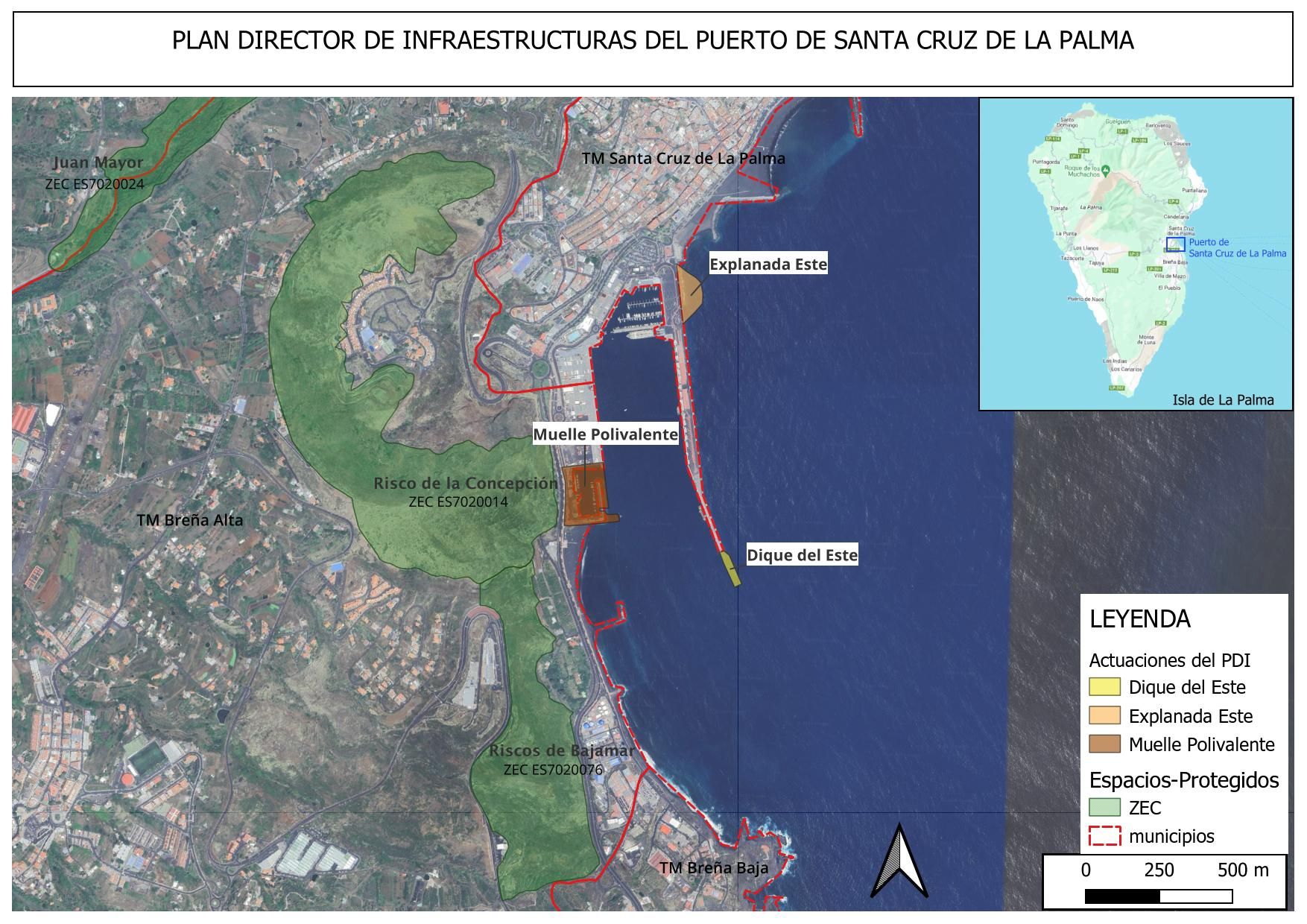 Plan Director de Infraestructduras  del puerto de Santa Cruz de La Palma.
