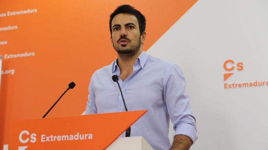 El nuevo coordinador de Ciudadanos en Extremadura y diputado en la Asamblea regional, David Salazar.