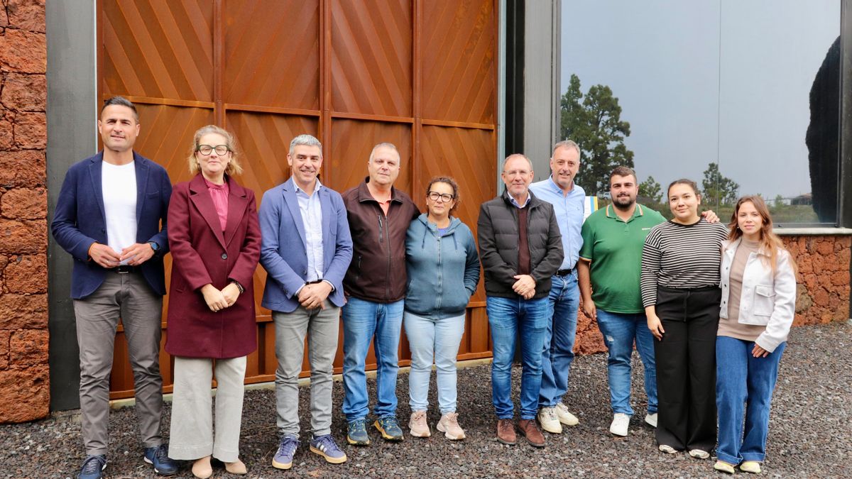 La bodega Castro y Magán de Tijarafe recupera su actividad tras el incendio de 2023