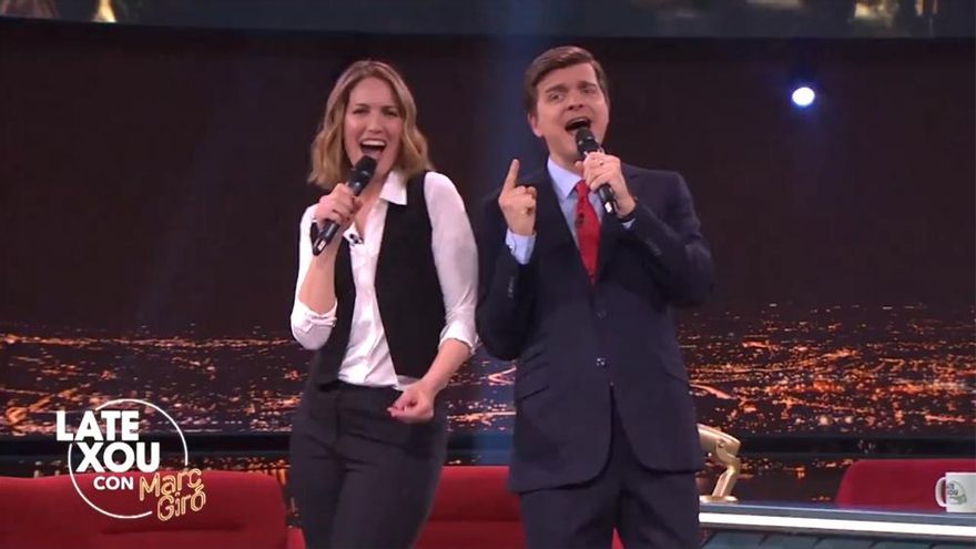 Silvia Intxaurrondo canta y baila en TVE junto a Marc Giró tras desmentir su sueldo filtrado