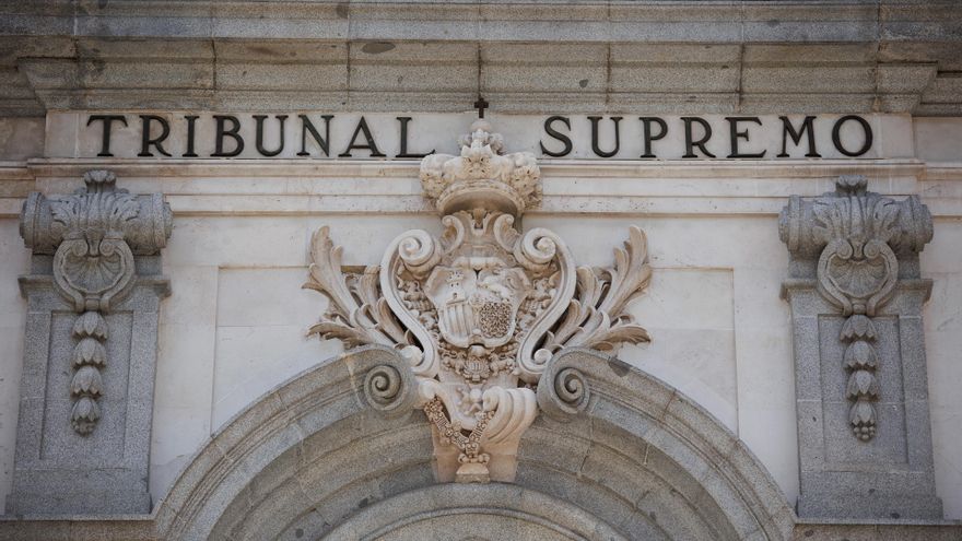 Archivo - Fachada del Tribunal Supremo.