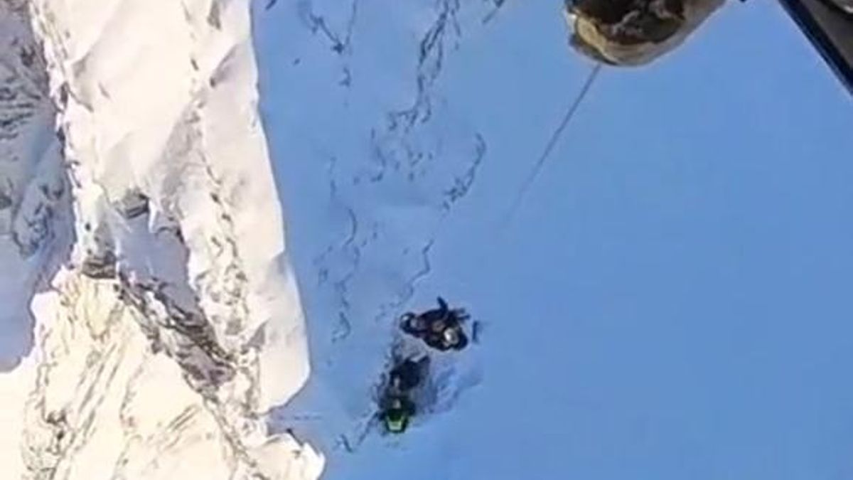 Dos montañeros navarros, rescatados en Peña Telera (Huesca) tras pasar la noche bloqueados por la nieve