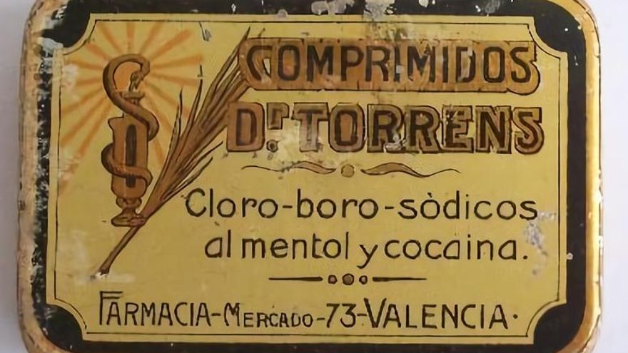 Comprimidos de cocaína del doctor Torrent vendidos en una farmacia de Valencia.