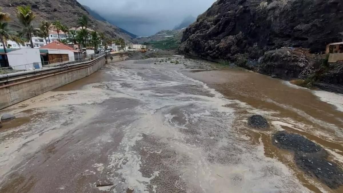 Imagen de archivo de la desembocadura del Barranco de Las Angustias, en el barrio de El Puerto de Tazacorte.