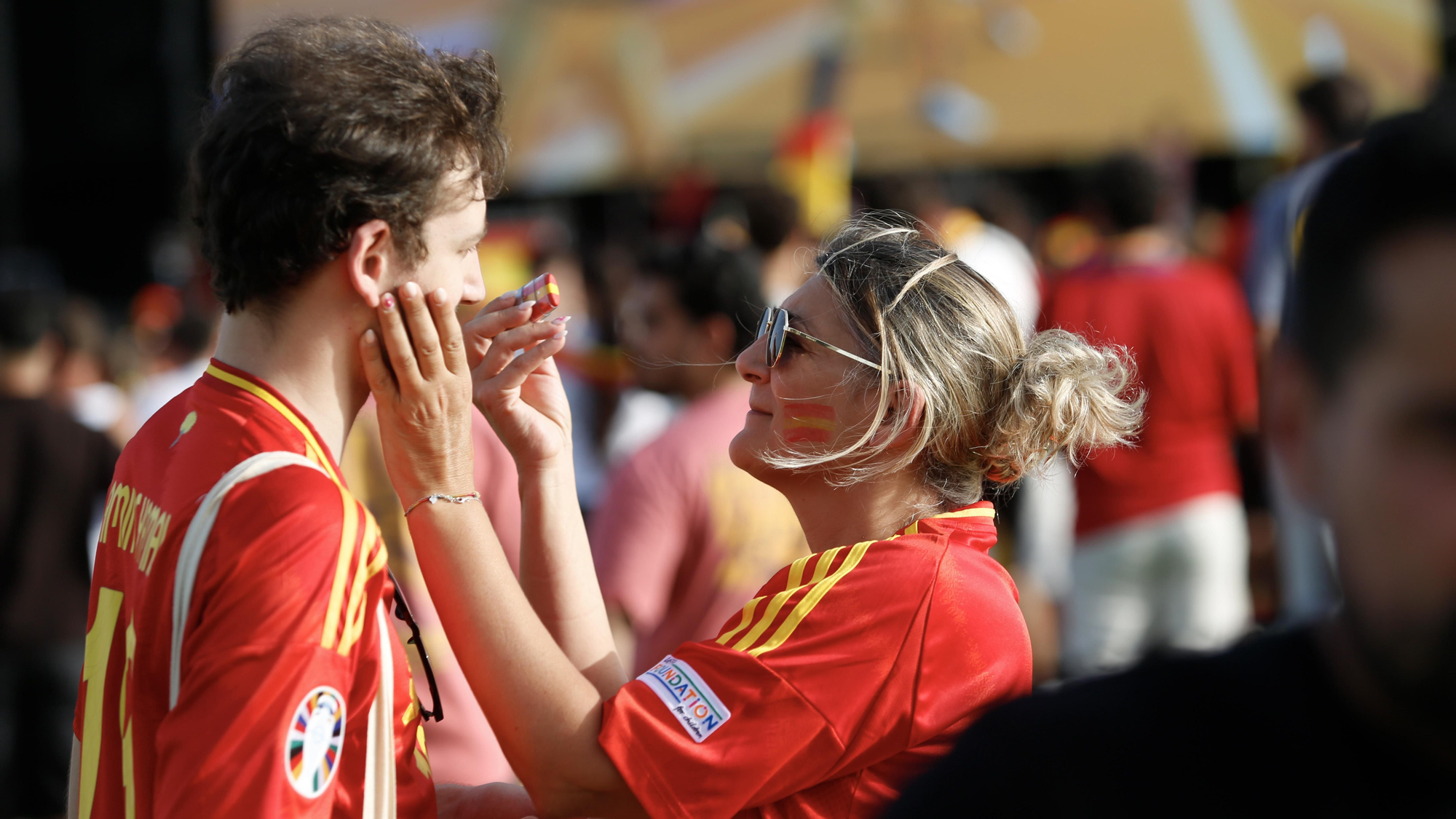 Afición de la selección española en el Córdoba Live