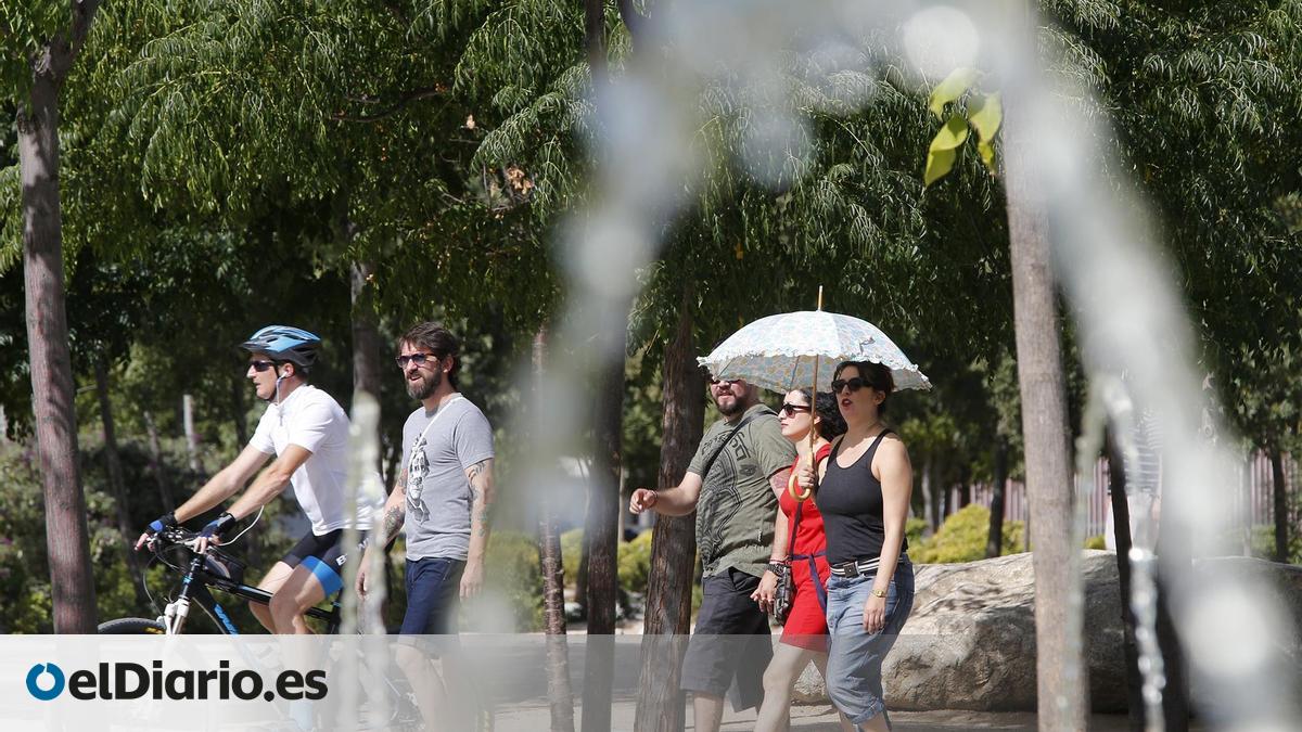 Madrid mantiene la alerta amarilla por calor con máximas de hasta 38 grados este lunes