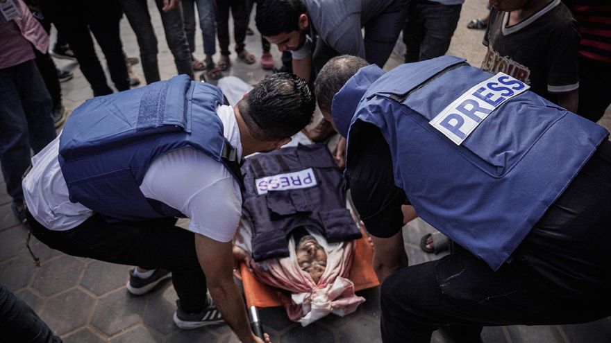 Reporteros Sin Fronteras alerta de la escasa protección a periodistas palestinos en Gaza