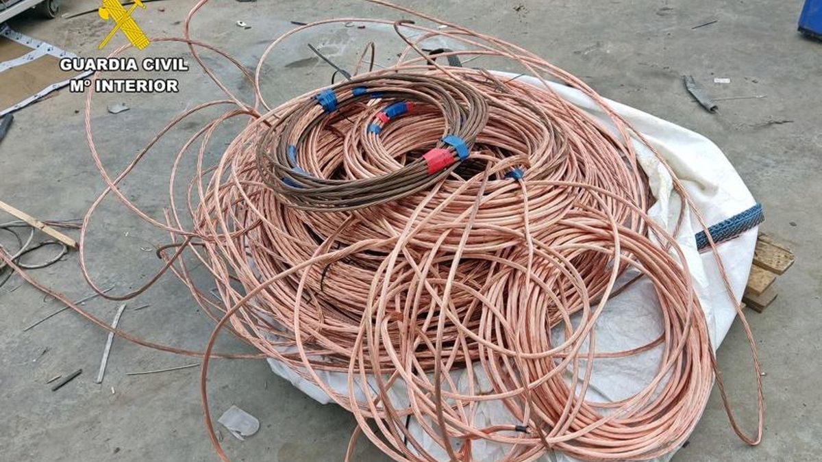 Parte del cable localizado