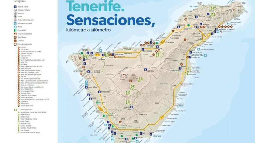 El Loro Parque en La Laguna y Masca en Candelaria: el Cabildo de Tenerife admite errores en la "maqueta" de un folleto turístico