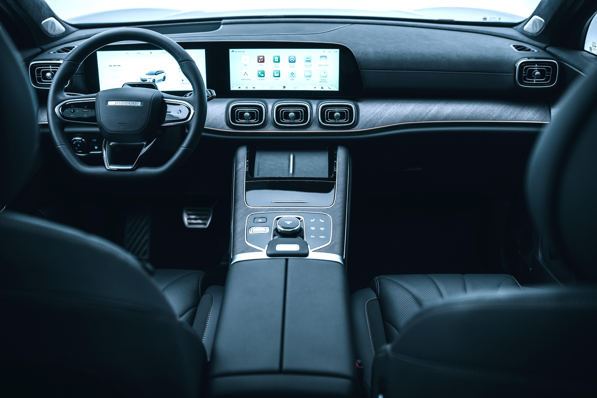 La terminación del Jaecoo 8 está entre las más refinadas del grupo Chery.