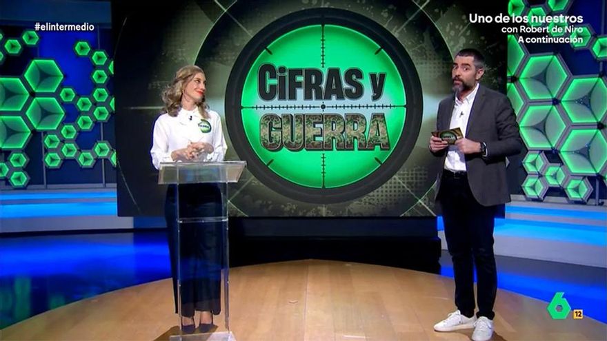 'El Intermedio' parodia 'Cifras y Letras' con plantón de su Yolanda Díaz al preguntarle por Errejón