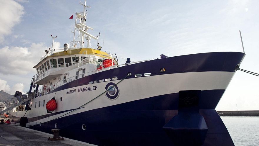 El l buque oceanográfico Ramón Margalef, del Instituto Español de Oceanografía en una imagen de archivo. EFE/Ramón de la Rocha
