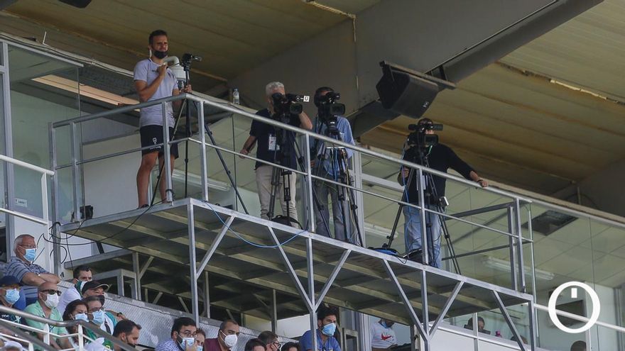Cámaras de televisión en El Arcángel