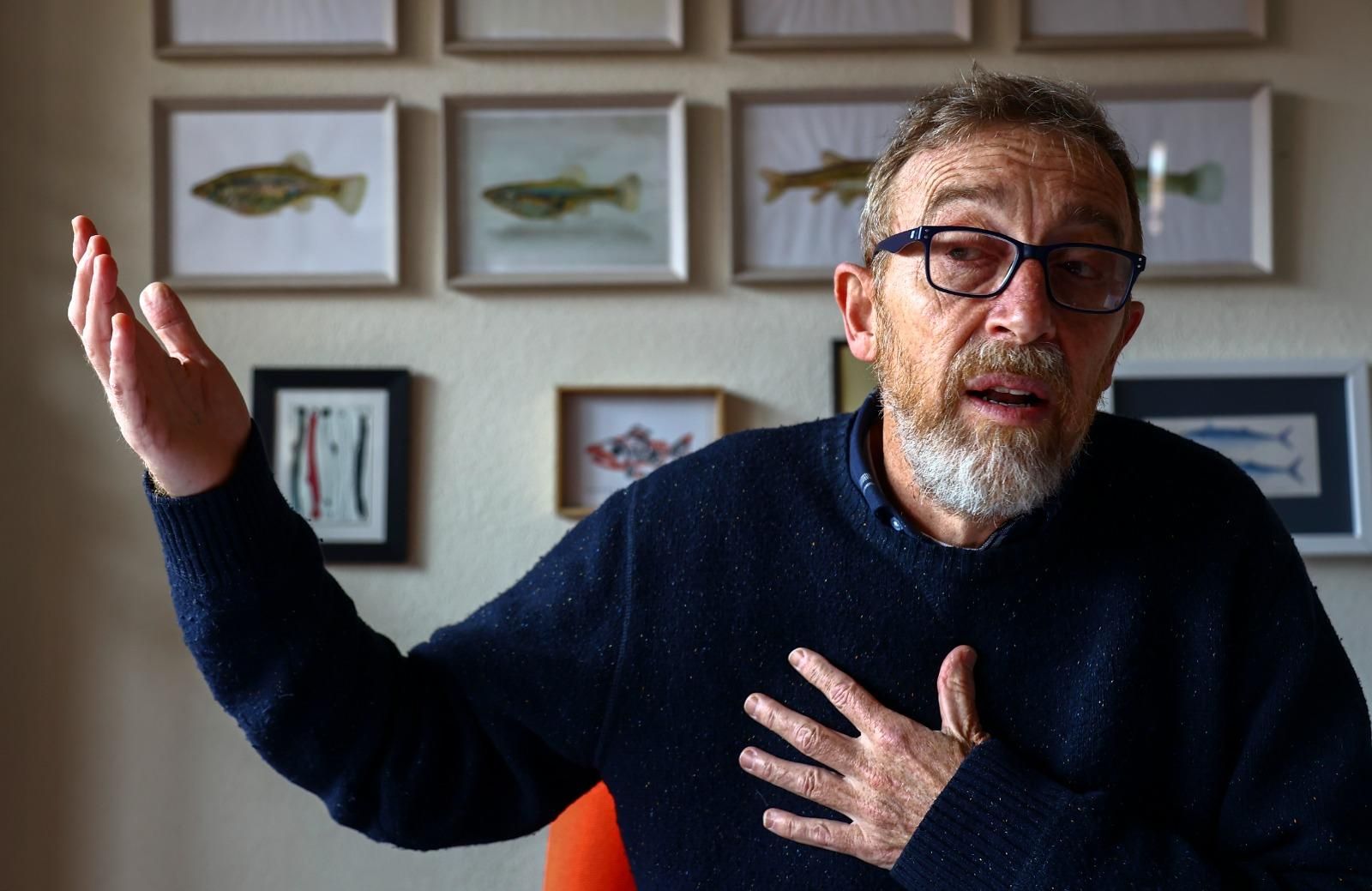 Alfredo Fernández Ojanguren se muestra muy preocupado por el futuro del salmón a la vista del descenso tan acusado de ejemplares en los ríos asturianos.