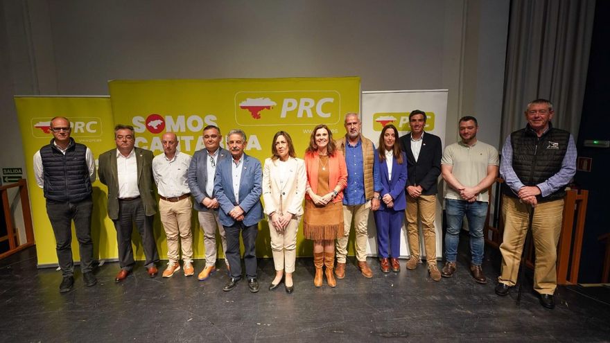 Acto de presentación de los candidatos a las alcaldías del PRC de la comarca de Siete Villas.