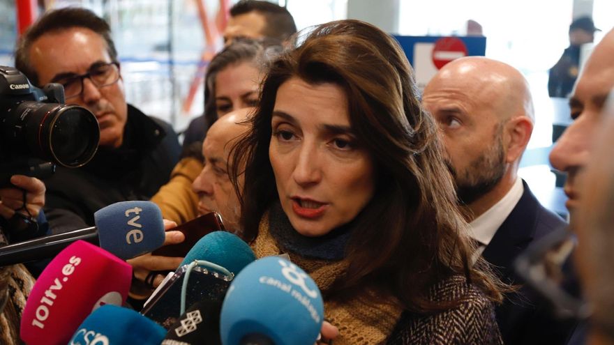 La ministra de Justicia, Pilar Llop, en una acto en Málaga.
