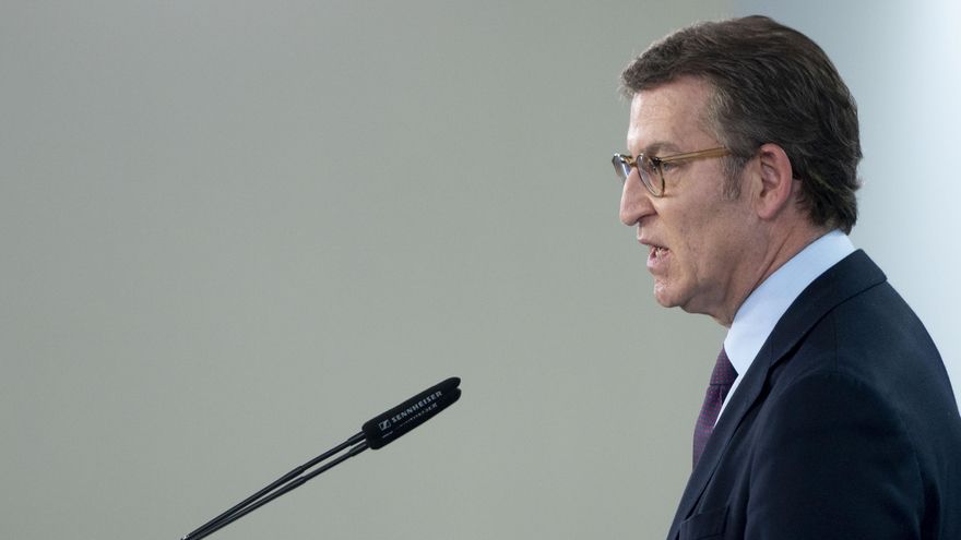 El presidente nacional del PP, Alberto Núñez Feijóo, en una imagen de archivo.