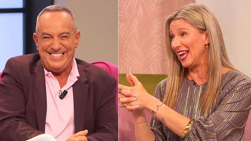 Víctor Sandoval llegó a 'D Corazón' (con privilegio incluido) mientras 'Socialité' recibía a otra ex de 'Sálvame'