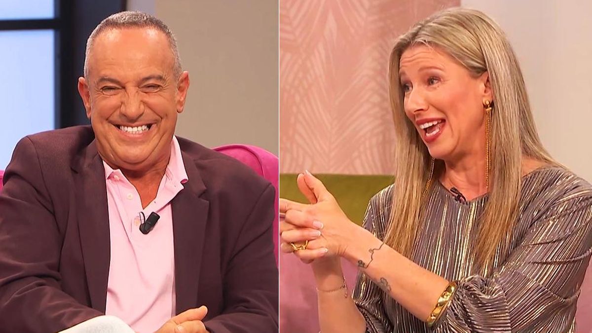 Víctor Sandoval con Anne Igartiburu en 'D Corazón'