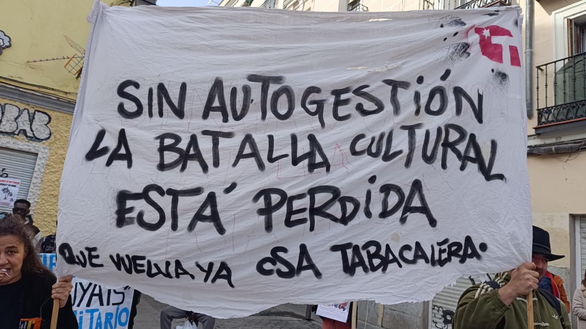 Protesta en Lavapiés