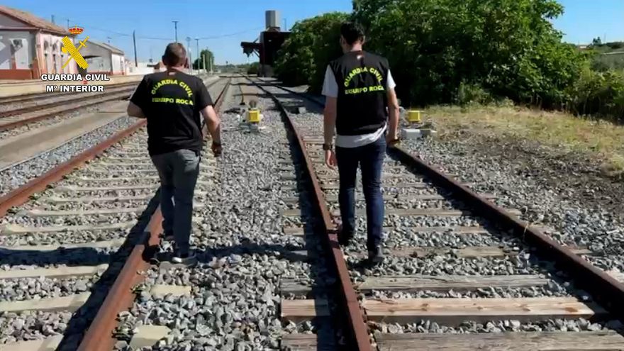 Detenido un vecino de Calamonte por el robo de cable de vías de tren por valor de 18.000 euros