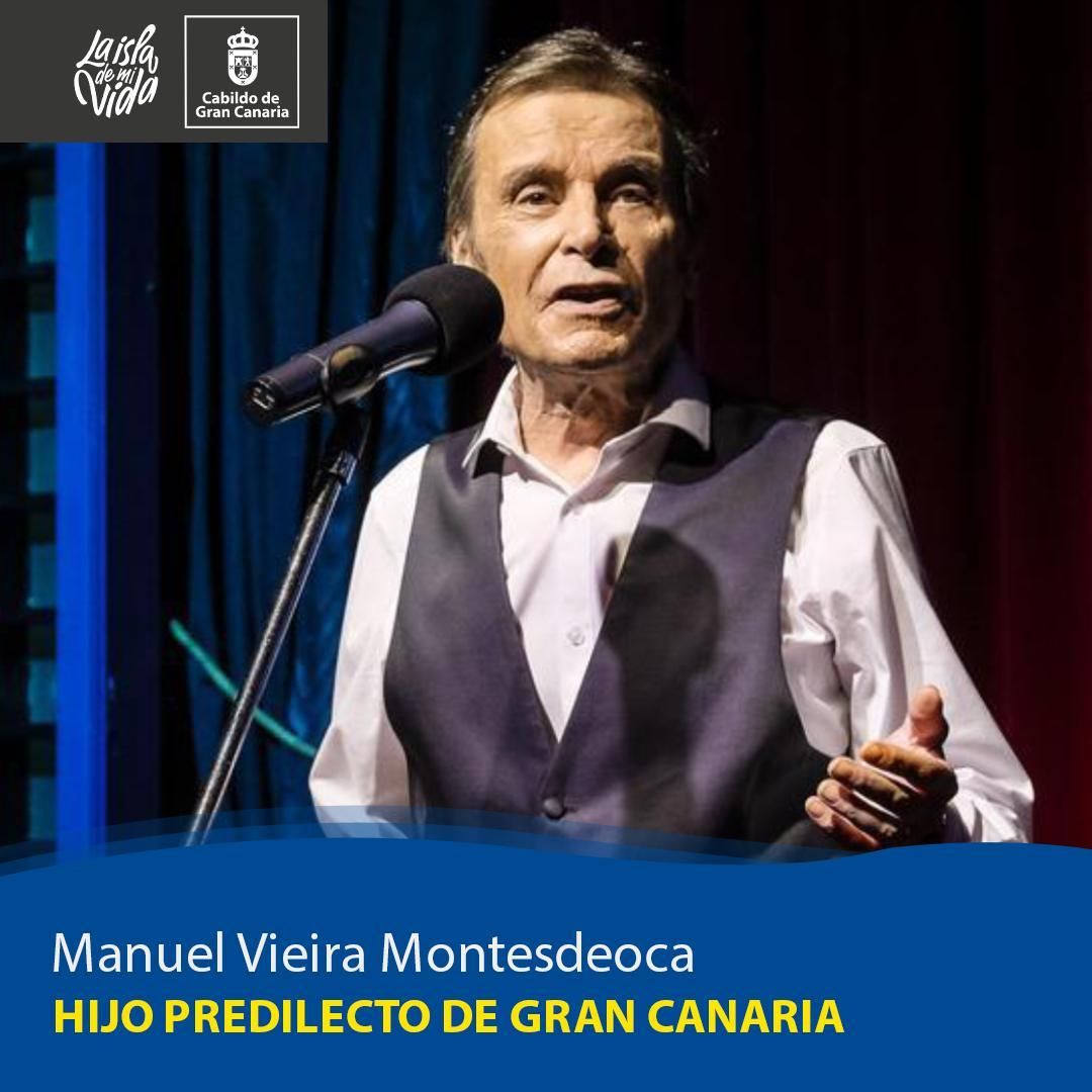 Manolo Vieira, elegido Hijo Predilecto de Gran Canaria