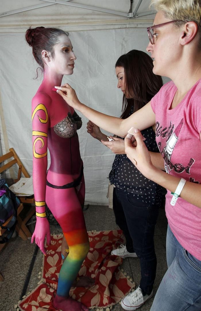 Concurso de maquillaje corporal