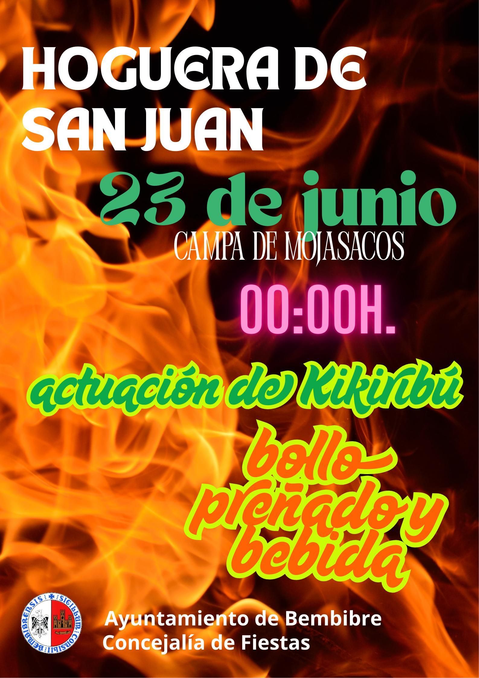 Cartel de San Juan en Bembibre. 