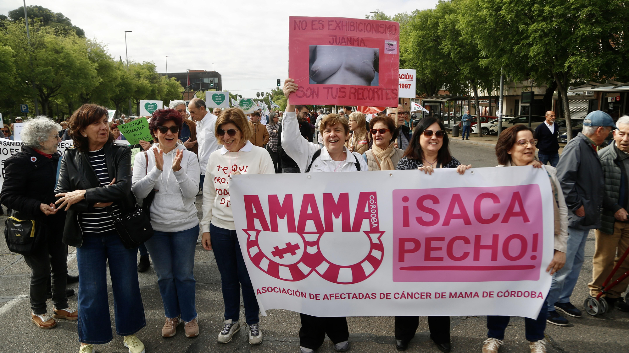 Manifestación de las Mareas Blancas por la sanidad pública