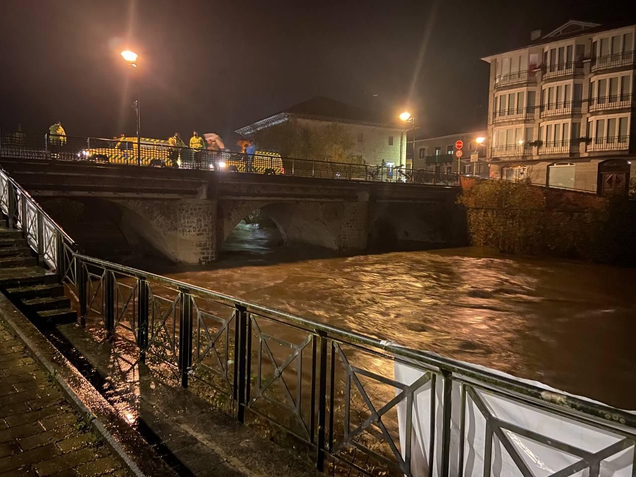 El río Oria, a su paso por Alegia