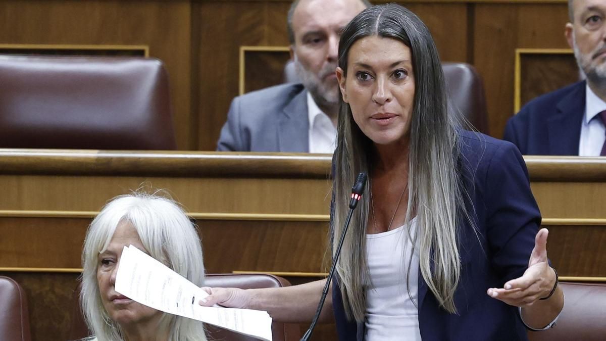 La portavoz de Junts en el Congreso, Míriam Nogueras, hace unos días.