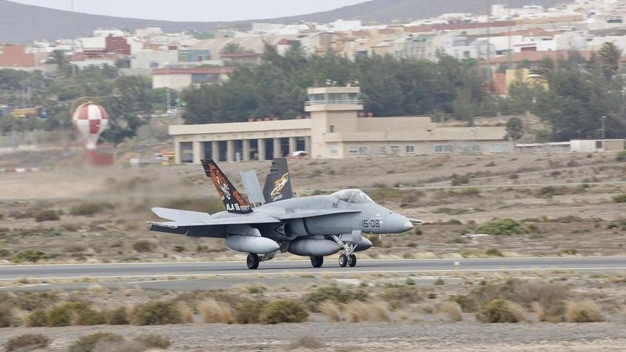 Los cielos de Canarias vuelven a ser el escenario de un combate aéreo ficticio